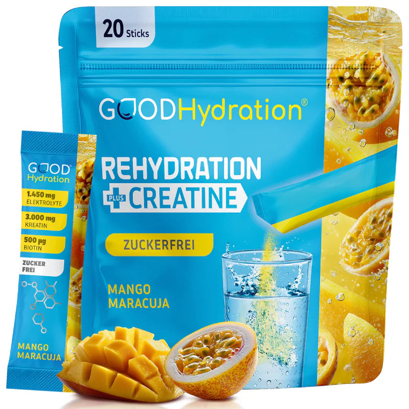 Rehydration plus KREATIN – Mango Maracuja